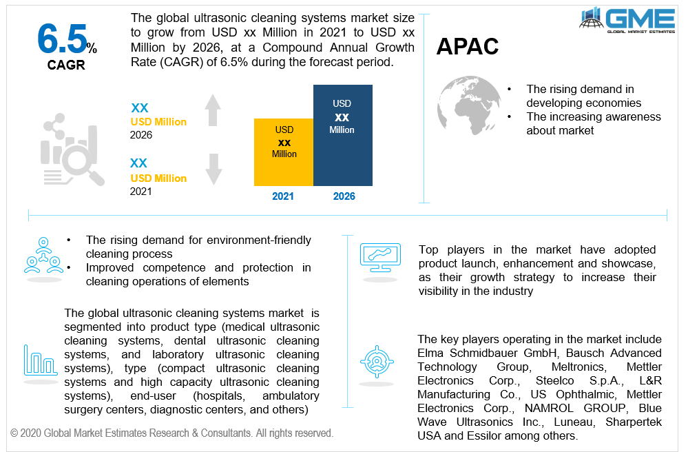 global ultrasonic cleaning systems market